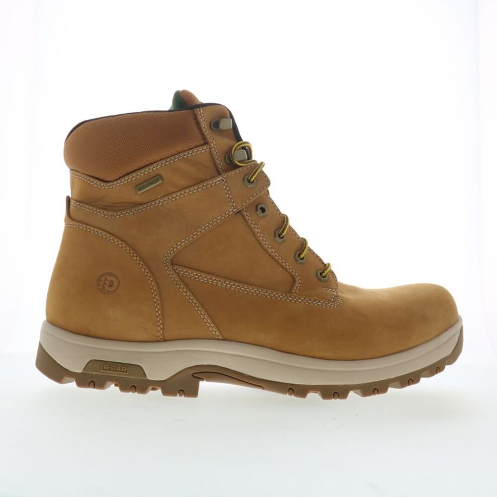 Dunham Mens 8000 Works Waterproof Safety 6" Plain Toe Boot Brown Boots (NWT)
